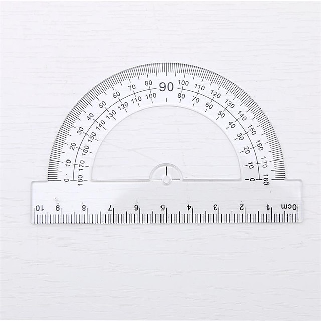 Small Protractor 4 Inch Protractor Pack of 3 Protractor Ruler Drafting ...