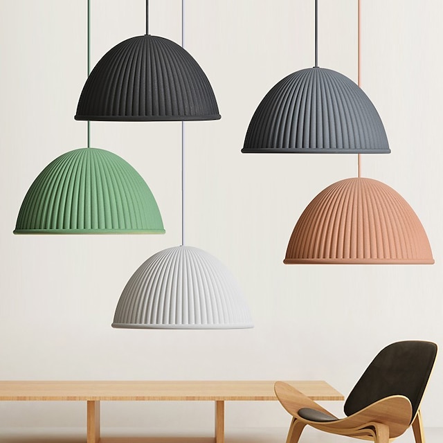  30cm enkel ontwerp eiland design hanglamp hars geschilderde afwerkingen moderne nordic stijl 85-265v