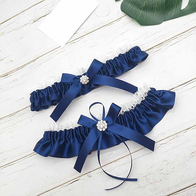  Polyester Modern Contemporary Wedding Garter With Bow(s) / Bandage Garters Wedding Party