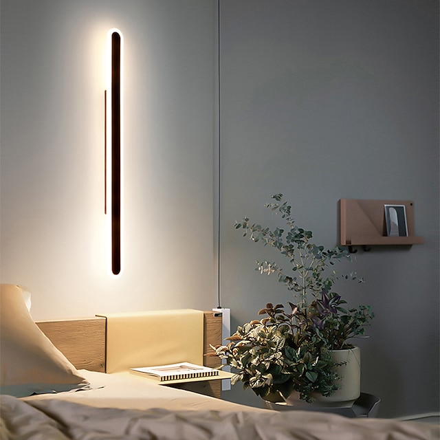  LED أسلوب الشمال أضواء الجدار في الهواء الطلق مصابيح حائط داخلية غرفة الجلوس الخارج معدن إضاءة الحائط IP65 85-265V 25 W