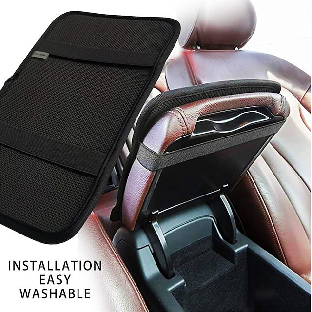 Vehicle Center Console Armrest Cover Pad Universal Fit Soft Comfort Center Console Armrest