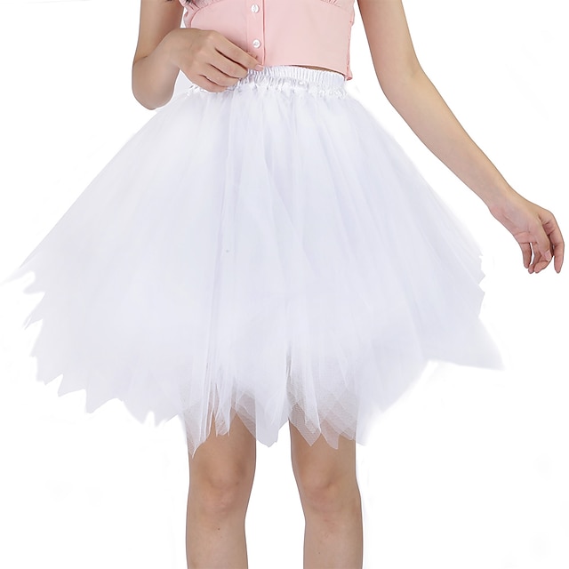  Lolita clásica 1950s vestido de vacaciones Vestidos Enagua Tutu Miriñaque Bailarina de ballet Mujer Chica Cosplay Disfraz Princesa Rendimiento Fiesta Enagua