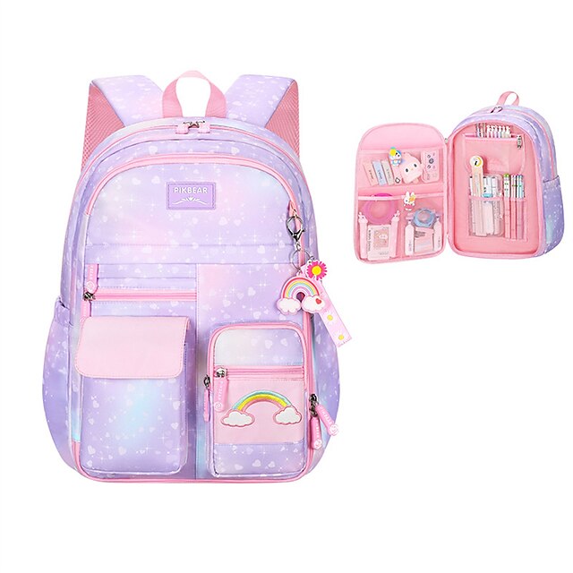  zaino da scuola zaino da cartone animato per studentesse zaini traspiranti per bambini di grande capacità regalo per il rientro a scuola