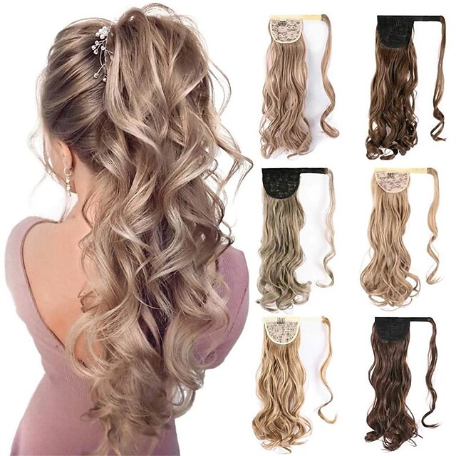 Wig Female Ponytail Curly Ponytail European And American Wig Female