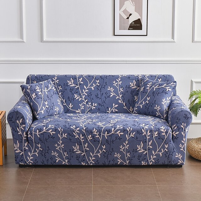 Floral Printed Sofa Cover Stretch Slipcover Soft Durable Couch Cover 1 ...