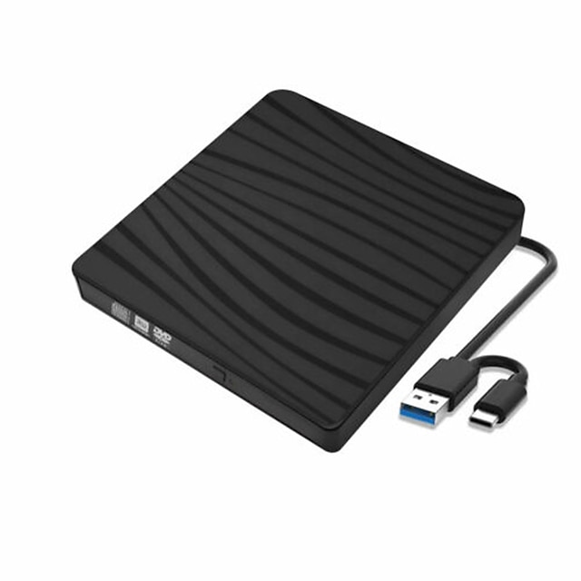  Slim External CD DVD RW Drive USB 3.0 Burner Burner Player Card Reader for Laptop
