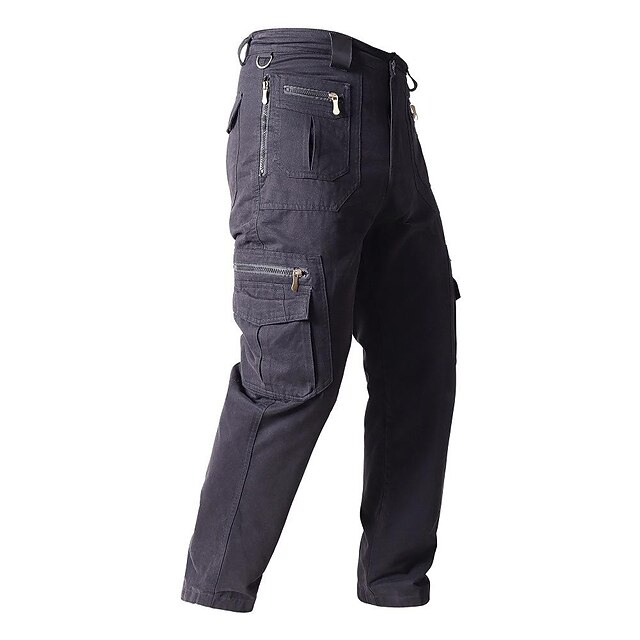 Men's Cargo Pants Cargo Trousers Tactical Pants Work Pants Zipper
