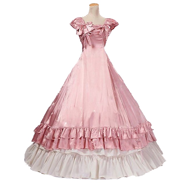 Rococo Victorian Ball Gown Vintage Dress Party Costume Masquerade Prom ...