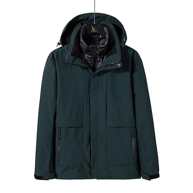 Men's Hiking Down Jacket Hiking 3in1 Jackets Hiking Fleece Jacket