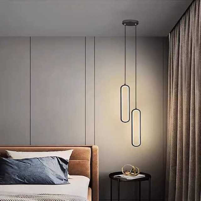  15cm pendel lanterne design pendel lys metal malet finish moderne 220-240v