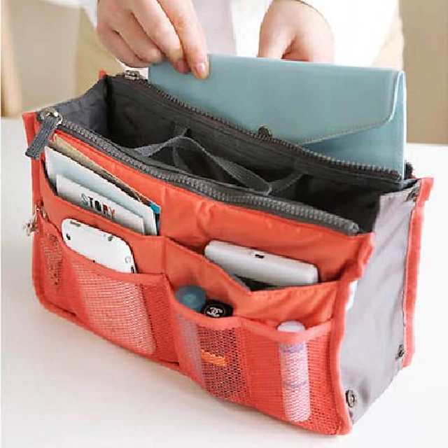 Handbag Organizer Insert for Women – Large Capacity, Zipper Closure ...