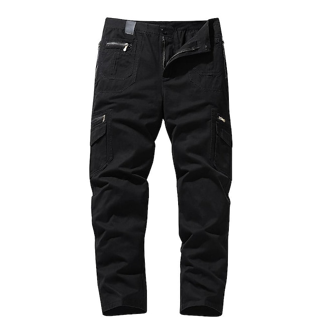 Men's Cargo Pants Cargo Trousers Tactical Pants Work Pants Zipper