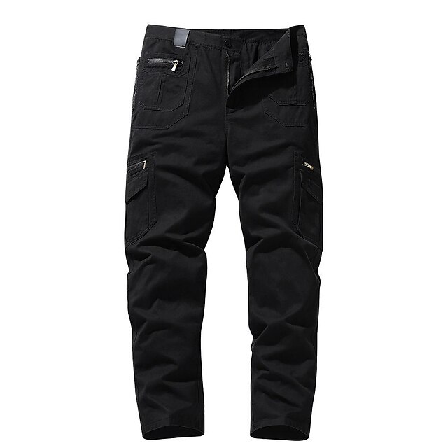 Men's Cargo Pants Cargo Trousers Tactical Pants Work Pants Zipper ...