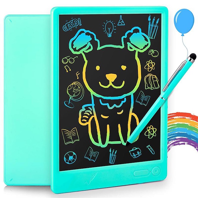  lcd skrivetablet til børn 10 tommer tegnetablet med magnetisk stylus til telefon tablet genanvendeligt doodle board pædagogiske gaver småbørns tegneblok til drenge piger