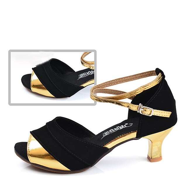 Women's Latin Shoes Dance Shoes Party Stage Prom Sparkling Shoes Heel