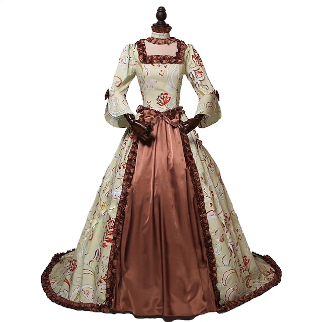 Maria Antonietta Rococo Victorian Ball Gown Vintage Dress Party Costume ...