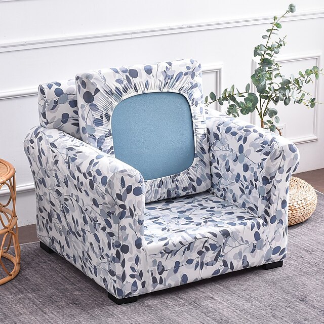  Floral Printed Sofa Cover Couch Cover Home Decor Slipcovers with 1/2/3 Seat Cushion Cover for Arm Chair/Loveseat/SofaStretch Furniture Protector for Living Room Kids Pets