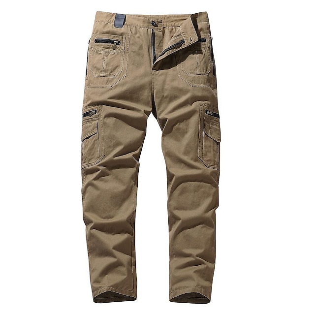 Men's Cargo Pants Cargo Trousers Tactical Pants Work Pants Zipper ...