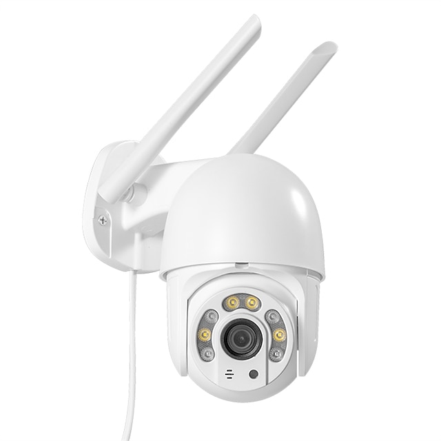  icseeスマートワイヤレスカメラ360度ドームカメラ屋外防水カメラデュアルライトフルカラー防雨監視
