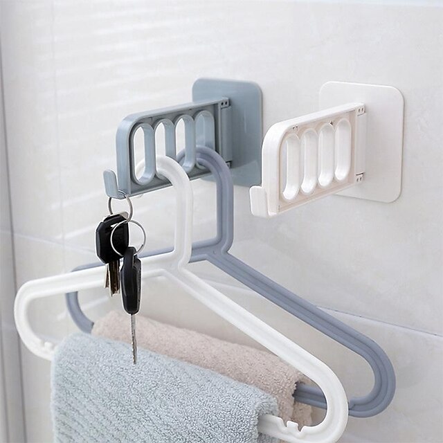 Hanger Hook Creative Hole Free Wall Mounted Hook Hook Door Rear Hanger Hook MultiFunctional