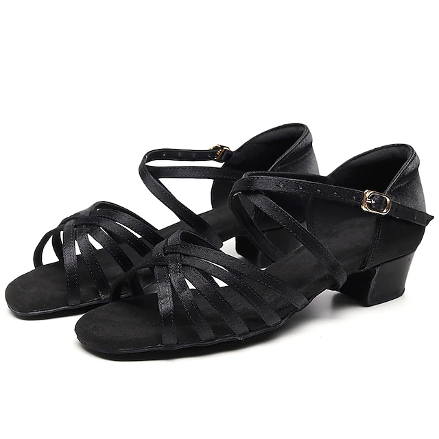 Women Low Heel Latin Ballroom Dance Shoes Wholesale Large