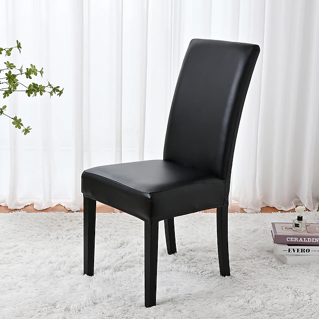 Slip Covers Leather Dining Chair Covers Leather Chair Cover Fuloon