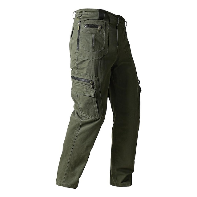 Men's Cargo Pants Cargo Trousers Tactical Pants Work Pants Zipper ...