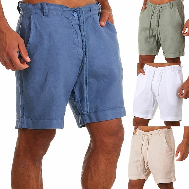  Men‘s Capri shorts Basic Medium Spring & Summer  Two front pockets no back pocket