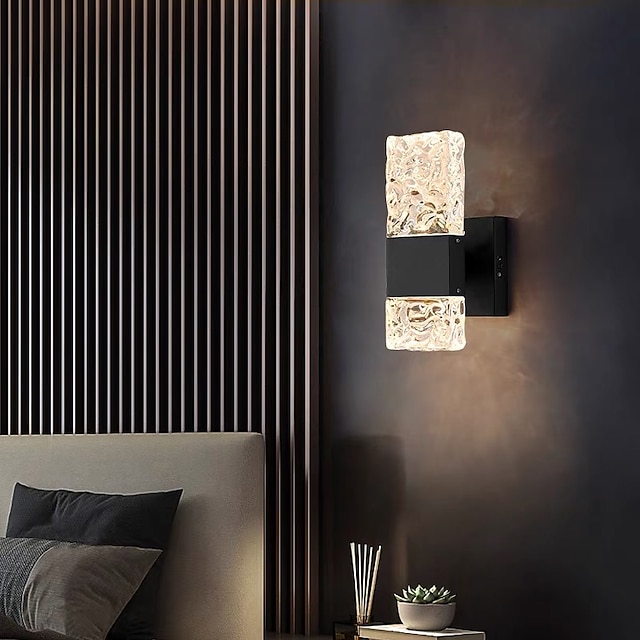  مصابيح حائط داخلية حديثة داخلية لغرفة النوم وغرفة الطعام مصباح جداري معدني 220-240 فولت 10 واط