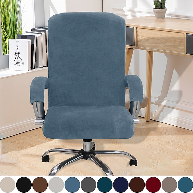 computer bureaustoel hoes gaming stoel stretch stoel hoes effen effen kleur duurzame wasbare meubelbeschermer 8835459 2023 – €20.99