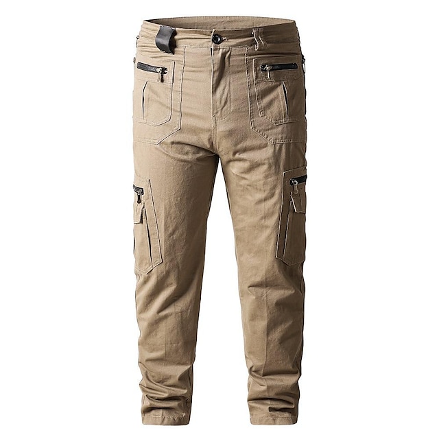 Men's Cargo Pants Cargo Trousers Tactical Pants Work Pants Zipper ...