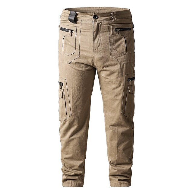 Men's Cargo Pants Cargo Trousers Tactical Pants Work Pants Zipper ...