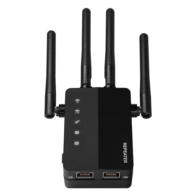  WiFi Range Extender Signal Booster WiFi Extender 1200Mbps Cover Up to 8500 Square Feet and 40 Devices Dual Band 2.4G 5G WiFi Range Extender WiFi Booster WiFi Repeater1