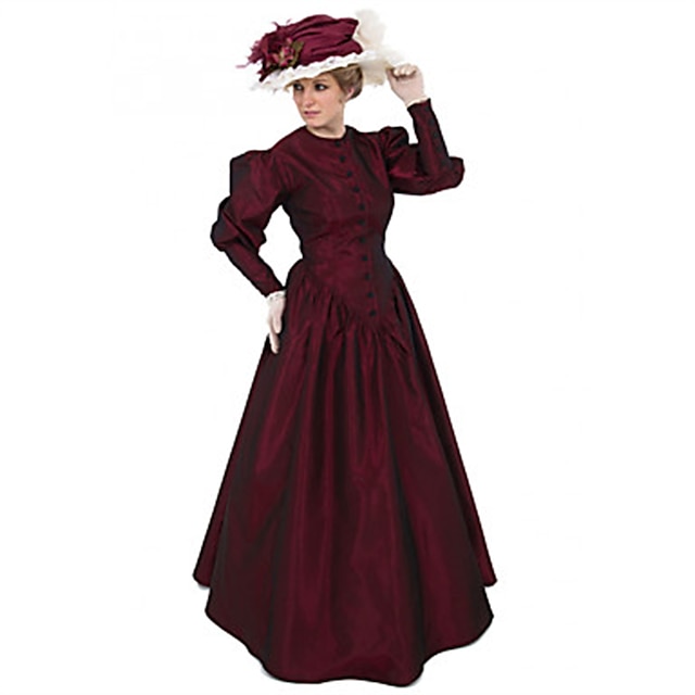  Rococo Victorian Ball Gown Vintage Dress Party Costume Masquerade Prom Dress Women's Cosplay Costume Masquerade Party Halloween Carnival Dress