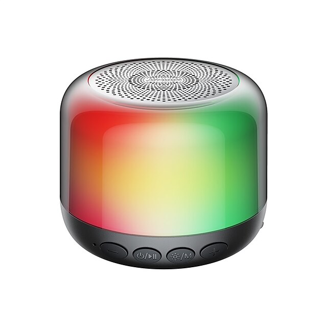  JR-ML03 Bluetooth hangszóró Bluetooth LED fény Mini Sztereó hang Hangszóró Kompatibilitás Mobiltelefon