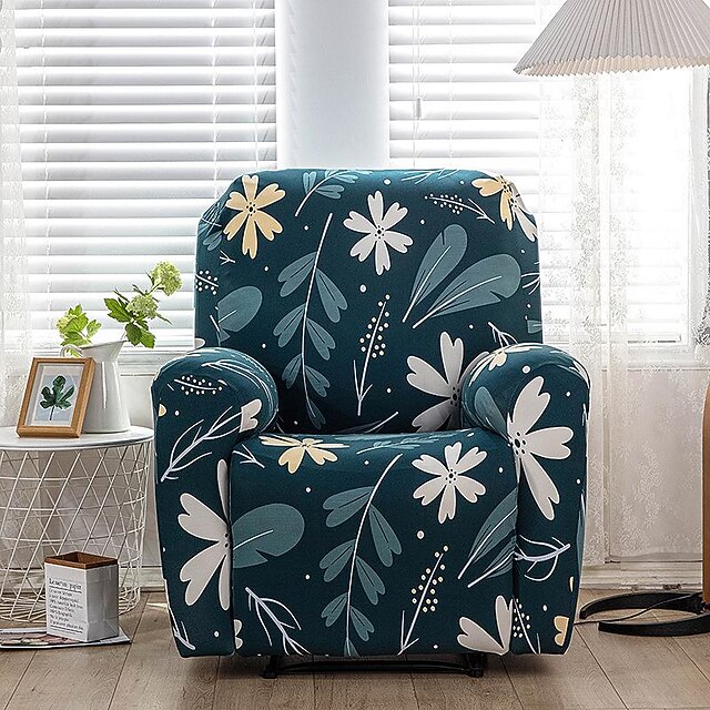 Stretch Recliner Chair Covers Slipcover – Solid Polyester, Fits Armchair Sofa Lazy Boy