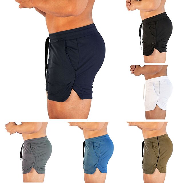 Men's Athletic Shorts 3 inch Shorts Workout Shorts Short Shorts Running ...