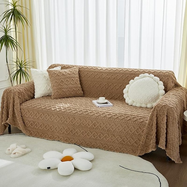 Sofa Cover Sofa Blanket Plush Jacquard Couch Cover Couch Protector Sofa Gshmrx1662619551565