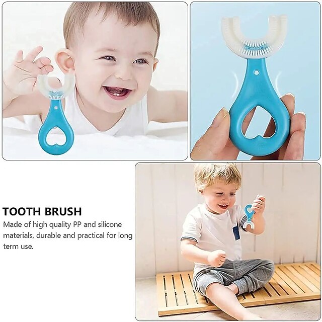 U Shape Toothbrush Kids, UShaped Convenient Tooth Wash Cleaning Brush Oral Care ,Kids