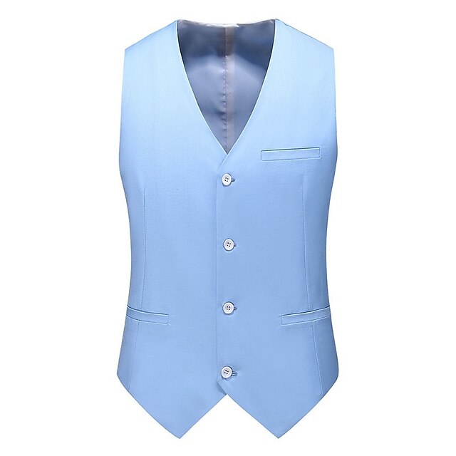 Men's Vest Waistcoat Formal Wedding Work Business Business Formal Style