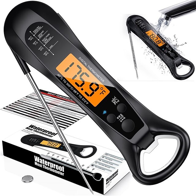 Meat Thermometer Intelligent Fast Instant Read for Grill and Cooking