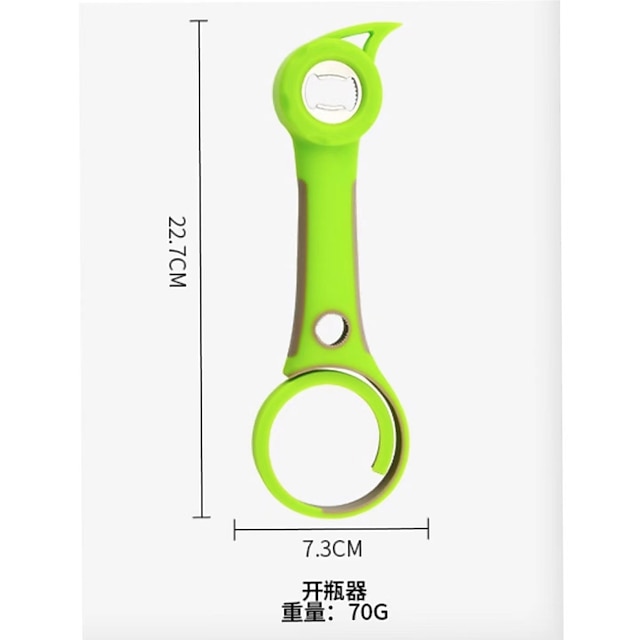 6 in 1 Jar Can Bottle Wine Opener Multifunctional Kitchen Tool for