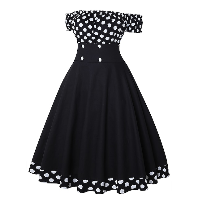 Retro Vintage 1950s Cocktail Dress Vintage Dress Dress Flare Dress ...