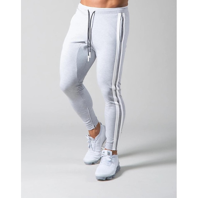 Men's Joggers Sweatpants Zipper Ankle Zippers Base Layer Athletic