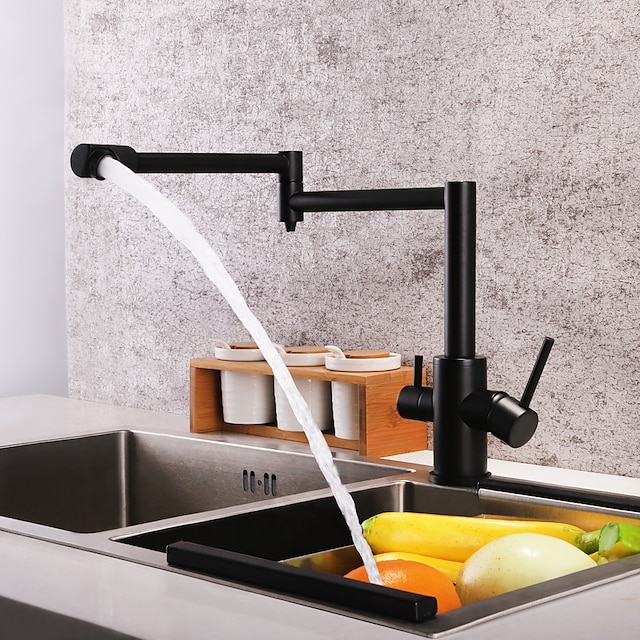  rubinetto da cucina, rubinetti da cucina moderni e contemporanei, rubinetti da cucina moderni e contemporanei (nero/nichel spazzolato)