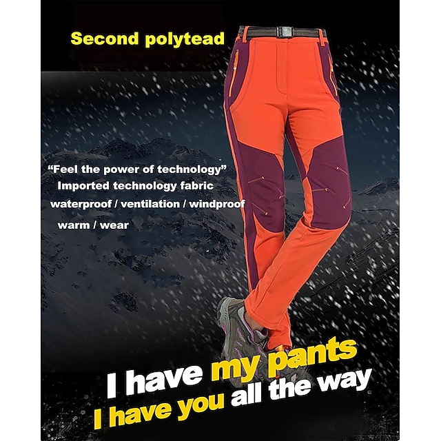 FREE SOLDIER Herren Winterhose Wasserdicht – Thermohose Mit Fleecefutter Für Ski & Outdoor