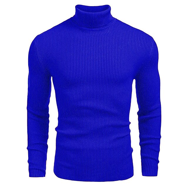 Men's Sweater Pullover Sweater Jumper Turtleneck Sweater Fall Sweater ...