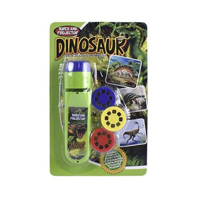 Projection Flashlight Children Projector Light Cute Cartoon Dinosaur ...