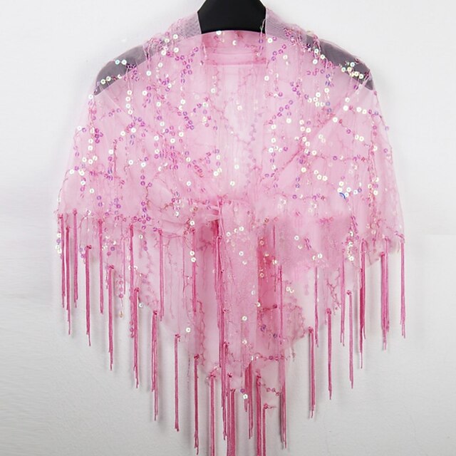 Shawl & Wrap Shawls Women's Wrap Glitters Sparkle & Shine Sleeveless