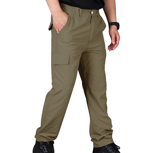 Men's Waterproof Work Pants Hiking Cargo Pants Tactical Pants 6 Pockets ...